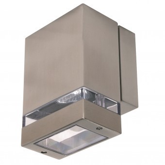 Aplica de exterior Gardenya-1, Inox, IP44, GU10, putere 35 W foto