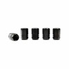 Ornamente capacele valve Hexagonal din aluminiu 5buc - Negru Garage AutoRide