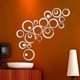 Set 24 Oglinzi Decorative Acrilice Cristal, Design Modern, Montare Facila, Decoratiuni Interioare Casa