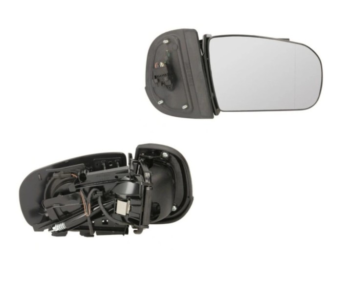 Oglinda usa exterioara MERCEDES Clasa E (W210), 2000-2002, partea dreapta, View Max, reglare electrica; fara capac; cu incalzire; sticla asferica; st