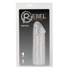 Manson transparent Mega Dick Sleeve (19 cm)