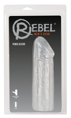Manson transparent Mega Dick Sleeve (19 cm) foto