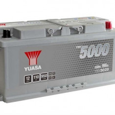 Baterie Yuasa 12V 110AH/950A YBX5000 Silver SMF de înaltă performanță (R+ Standard) 393x175x190 B13 (pornire)