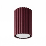 Plafonieră Karbon 10 Burgundy