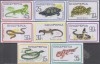Lot de timbre cu reptile, Nestampilat