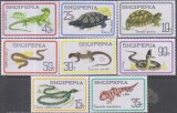 Lot de timbre cu reptile