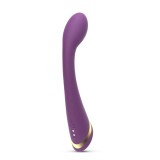 Vibrator Crushious Midas pentru Punctul G, 10 Moduri Vibratii, Silicon+ABS, USB, 21 cm