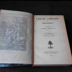 L'ETUDE COMPAREE DES RELIGIONS - H. PINARD DE LA BOULLAYE VOL.I (CARTE IN LIMBA FRANCEZA)