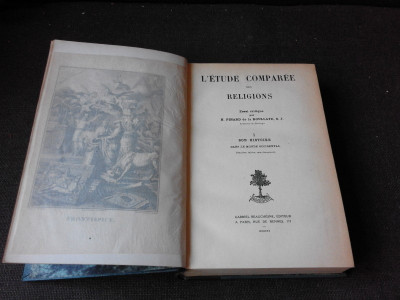 L&amp;#039;ETUDE COMPAREE DES RELIGIONS - H. PINARD DE LA BOULLAYE VOL.I (CARTE IN LIMBA FRANCEZA) foto