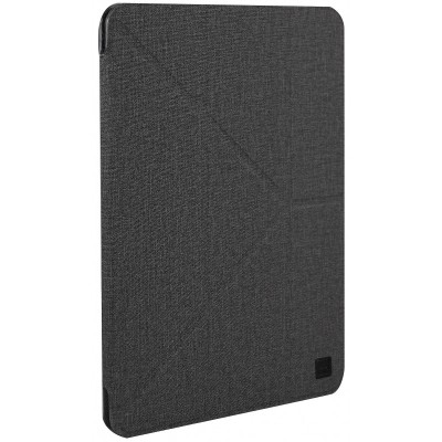 Husa Textil UNIQ Kanvas Plus pentru Apple iPad Air (2019), Neagra foto