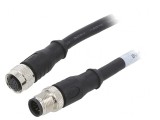 Cablu Conectare M12 5m 30VAC 1.5A IP68