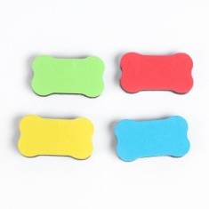 Set 4 Bureți Multicolor pentru Tabla Albă pentru curatat Marker