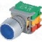 Intrerupator ac&amp;#355;ionat prin apasare, 22mm, seria LBF22, IP65, AUSPICIOUS - LBF22-1O/C BL, W/O LAMP