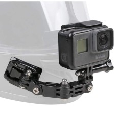 Set marca Surewo de montaj a camerei GoPro Hero 13,12,11,10,9,8,7,6 la casca motocicleta, culoarea negru