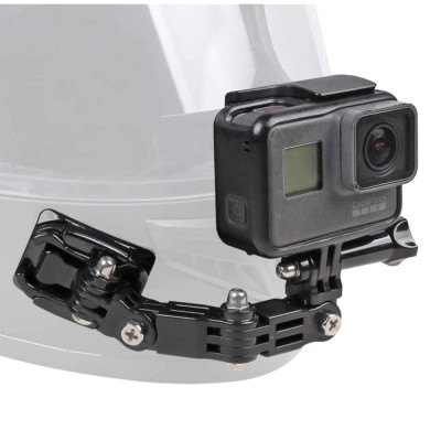 Set marca Surewo de montaj a camerei GoPro Hero 13,12,11,10,9,8,7,6 la casca motocicleta, culoarea negru foto