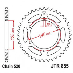 Pinion spate 45 dinti pas lant 520 - Yamaha XJ 600 Diversion - MT-03 660 (06-14) - XT 660 Tenere - XTZ 750 Super Tenere