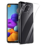 Husa Transparenta Samsung Galaxy A21s, Protectie Anti-Zgarieturi