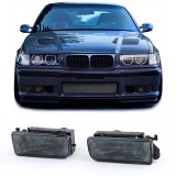 Faruri de ceata fumurii cu nervuri, potrivite pentru BMW Seria 3 E36 90-99, inclusiv M3 Performance AutoTuning