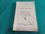 INTERPRETĂRI * MIHAI D. RALEA / 1927 * 9