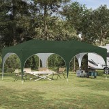 vidaXL Cort de Petrecere Pop-up Verde 575 x 288 x 245 cm 42019882