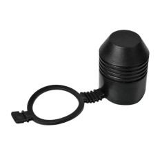 Ornament protectie carlig remorcare cu inel - Negru Garage AutoRide foto