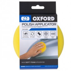 Polishing sponge OXFORD (x20mm, diameter: 130mm, colour yellow, Polyester, reusable, 2 pcs)