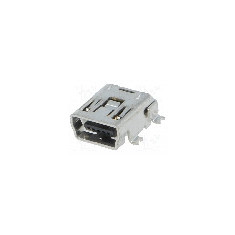 Conector USB B mini, {{Montare mecanica}}, ECE - ESB34101000Z