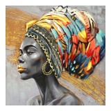 Cumpara ieftin Tablou canvas Africana Inart I, Pako World, 100x3x100 cm