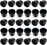 Set de 30 suporturi de lumanari Sthgdona, aluminiu, negru, 22,8 mm