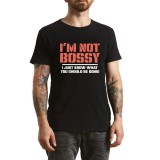 Tricou Barbati, cu umor inteligent si sarcasm, negru, marime M