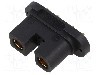 Conector alimentare DC, 500V, 6 (4+2) pini, seria QS, {{Dimensiune pin}}. DONGGUAN QS ELECTRONIC TECH CO.,LTD - QS9U-F