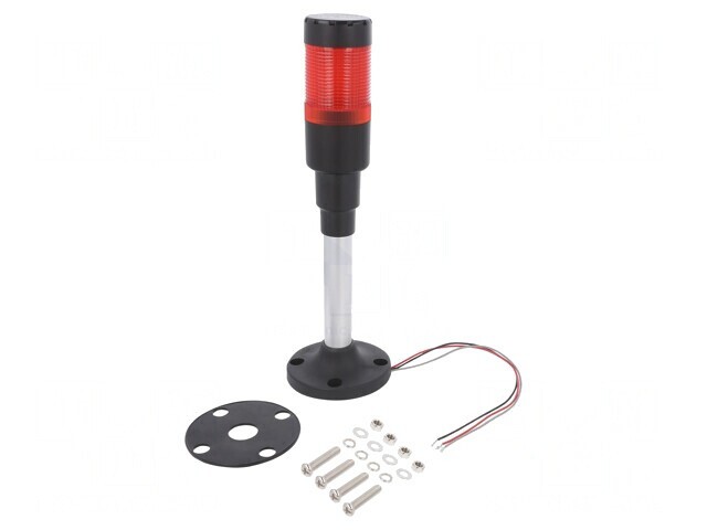 Coloană Semnalizare LED Roșie 24V