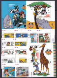 Tanzania 1994 Disney Safari MI 1908-19+3 bl.266,267,268 MNH w66, Nestampilat