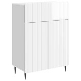 vidaXL Bufet Alb foarte lucios 66 x 34,5 x 92 cm Lemn prelucrat 894409
