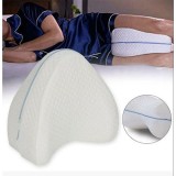 Perna Ortopedica Genunchi Leg Pillow cu Spuma Memorie, Relaxare Dureri Spate, Sciatice, Lombare, Aliniere Coloana, Husa Lavabila