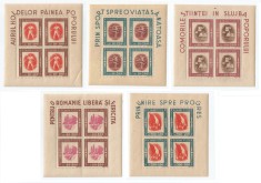 |Romania, LP 197a/1946, Tineretul Progresist, in blocuri de 4, MNH