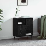 vidaXL Bufet Stejar Negru 60 x 35 x 70 cm 879491