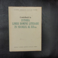 Contributii la istoria limbii romine literare in secolul al XIX-lea - Tudor Vianu