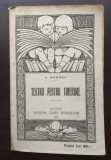 A. M&acirc;ndru - Teatru pentru tinerime: Br&acirc;ndușa (1929)