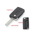 Carcasa Cheie Briceag Fiat Scudo 3 Butoane Fara Suport Baterie AutoProtect KeyCars, Oem