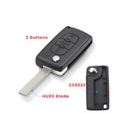 Carcasa Cheie Briceag Fiat Scudo 3 Butoane Fara Suport Baterie AutoProtect KeyCars, Oem