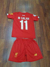 SET ECHIPAMENT COPII 4-15ANI SALAH LIVERPOOL SEZON 2019-2020 foto