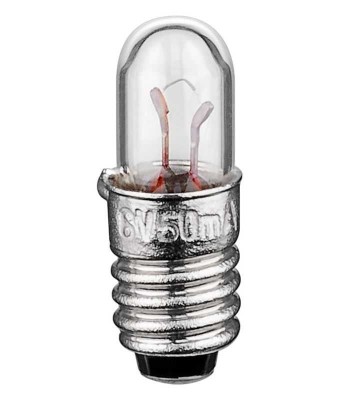 Bec miniatural incandescent E5 12V(DC) 80mA alb cald 2700K Goobay 9521 foto