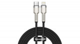 Baseus Cafule Cablu de &icirc;ncărcare USB C - Lightning, PD, 20W, 2m (negru)