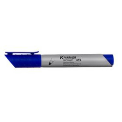 Marker pentru Flipchart Kores, Varf de 3 mm, Albastru, Marker Flipchart, Markere Flipchart, Markere pentru Flipchart, Marker Nepermanent, Marker Albas foto