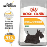 Cumpara ieftin Royal Canin Mini Dermacomfort hrana uscata caine, prevenirea iritatiilor pielii