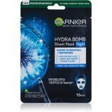 Garnier Textil Masks Hydra Bomb mască textilă nutritivă pentru noapte 28 g