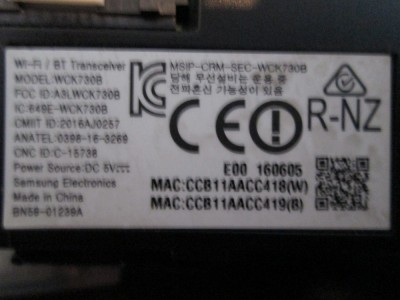 Modul WIFI + BT WCK730B, BN59-01239A din Samsung UE40KU6472UXXH foto