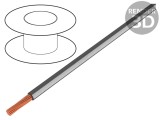 Cablu Electric 2,5mm&sup2; PVC Gri-Alb 50m