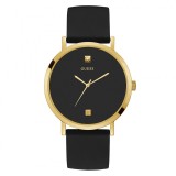 Ceas Barbati Guess Supernova W1264G1, Quartz, Analog, Inox 44mm, Silicon, Rezistent Apa